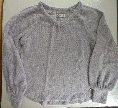 Hollister Sweater Women's Small Purple Soft Pullover V-Neck Cabincore Preppy  - Image 1 of 4
