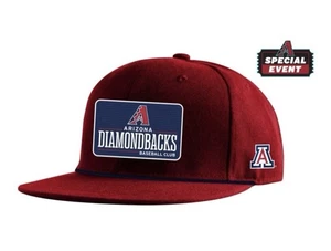 2025 Arizona Diamondbacks UofA Wildcats AZ University Baseball Hat Cap -NEW - Picture 1 of 1