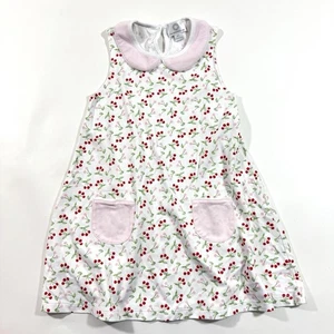 The Proper Peony Cherry Print Dress Size 6Y - Picture 1 of 4