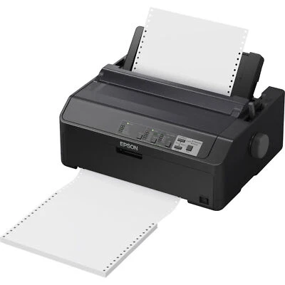 Epson C11CF37201 FX-890II 9-pin Dot Matrix Printer - Monochrome - Energy Star - Image 1 of 2