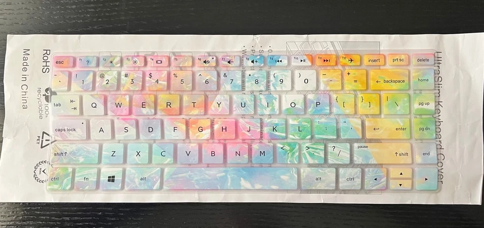 Keyboard Cover for 2023-2025 Apple MacBook Pro 14" 16" Rainbow Color - Image 1 of 1