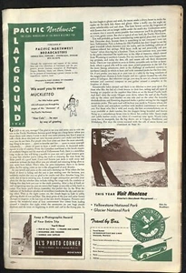 Scarce 1947 "Pacific Northwest Playground" Vacation Guide 48pg. VGC - Picture 1 of 10