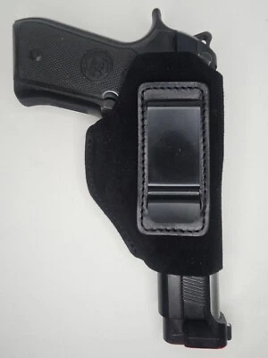 Funda de gamuza negra para diestros IWB SOB MED/LRG AUTOS-Tapizado Casa EE. UU.-Oculto Foto 1 de 4