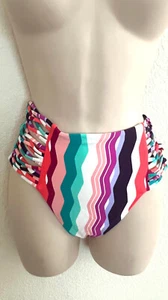 Bar III Multicolor Wave Swimsuits Bottom 9MBBN99M NWT SZ S $48 #26 - Picture 1 of 4