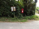 Photo 6X4 Grundle Corner Postbox & Village Notice Board Wattisfield On Ho C2016