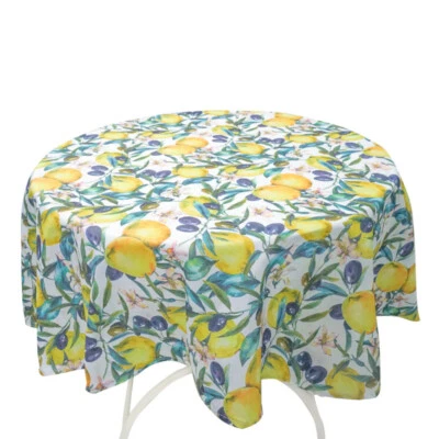 diMio LEMON Tischdecke Garten Balkon Terrasse Tischdecke rund eckig Tisch - Bild 1 von 4