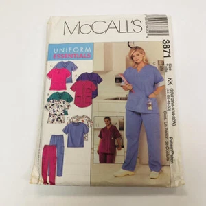Exfoliantes vintage para mujer McCall's patrón de costura 3871 talla 26W-32W sin cortar - Imagen 1 de 2