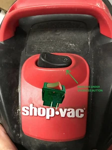 Original Ein/Aus Wippe Schalter für Shop Vac Nass Trocken Staubsauger 8231800-00-07 - Bild 1 von 19