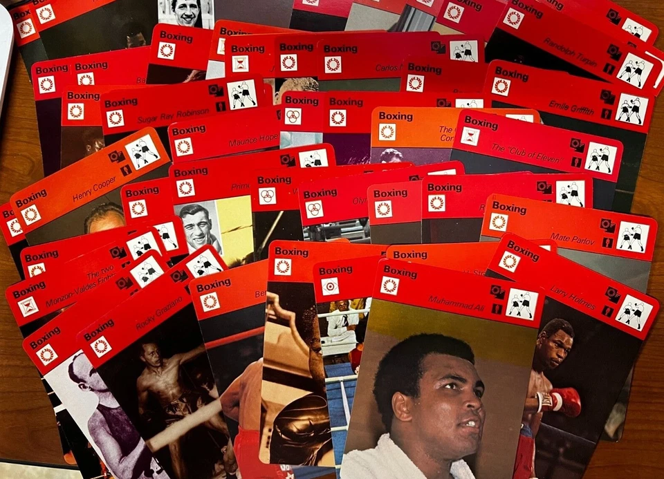 1977-79 Sportscaster BOXING singles - Choose from list - Nrmt/Nrmt+ FREE SHIPPIN - Image 1 of 1