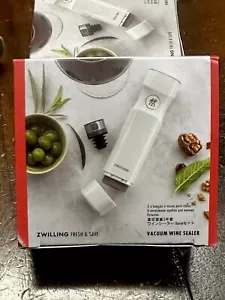 Zwilling Vakuum Weinstopper Flaschenverschluss Korken Set 3 Stück grau - Bild 1 von 4
