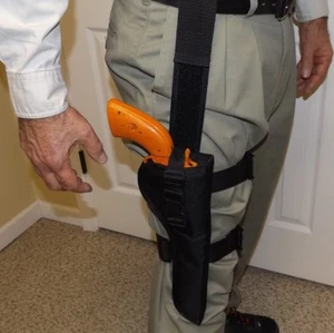 R/L Black /Camo Drop Leg Thigh Holster MAGNUM RESEARCH 5 / 6-1/2" / 7-1/2 barrel - Picture 1 of 11