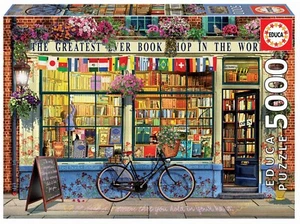 Educa Jigsaw Puzzle 5000 Pieces Greatest Book Shop in the World - Picture 1 of 2