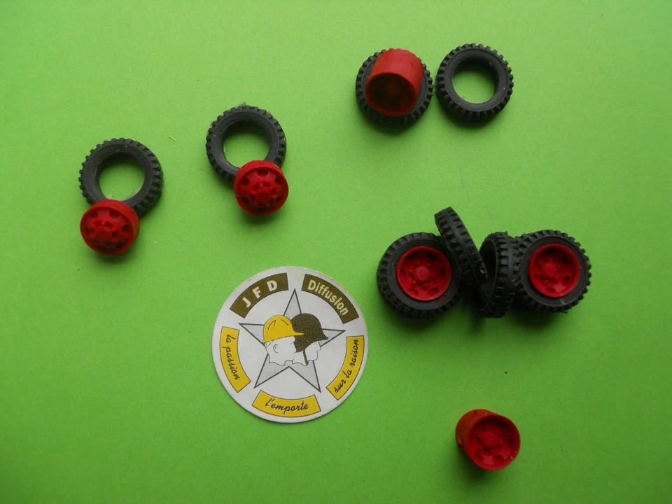 Veicolo Pompieri 1/50 Solido Camion GMC Kit Ruote Realistico Cerchi & Pneumatici - Immagine 1 di 4