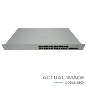 Cisco Meraki MS225-24P-HW 24 Port Managed Ethernet Switch - Unclaimed - Picture 1 of 4