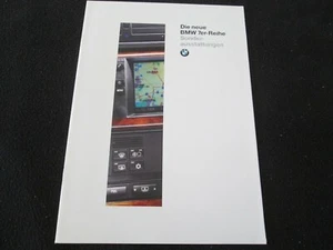 1994 1995 BMW 7er Deutsche Option Ausstattung Broschüre 740i 740iL 750iL E38 Katalog - Bild 1 von 6