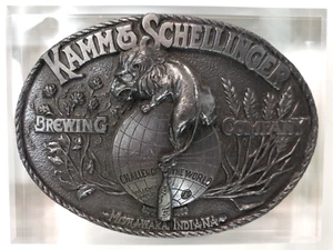 Kamm & Schellinger Brewing Mishawaka IN Gürtelschnalle Replik Acryl Briefbeschwerer - Bild 1 von 17