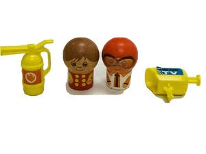 Vintage 1974 Mattel Preschool Putt Putt Speedway Lot 2 People Accessories Loose - Picture 1 of 8