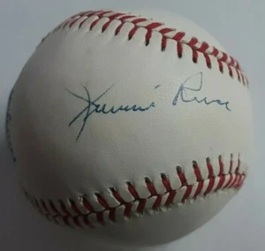 Jimmie Reese Signed Rawlings OML Baseball Angels Autographed PSA DNA COA - Picture 1 of 3