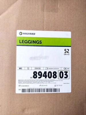 "Leggings con cortina quirúrgica Halyard 89408 31"" x 48"" (ESTUCHE/52)" Foto 1 de 2