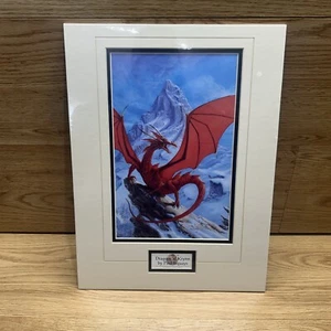 Vintage 1996 PAUL JAQUAYS Dragons Of Krynn Double Matted Sealed D&D TSR - Picture 1 of 10