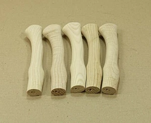 Lot of 5 Pcs x HICKORY 9,4" Single Bit Bent AXE HANDLE - Picture 1 of 5
