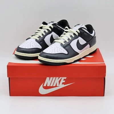 FQ8899-100 Nike Dunk Low PRM Vintage Black and White Panda (Women's) - Image 1 of 4