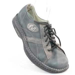 Merrell Hommes Mens Sz 8 World Piece Charcoal Black Lace Up Oxford Casual Shoes - Picture 1 of 9