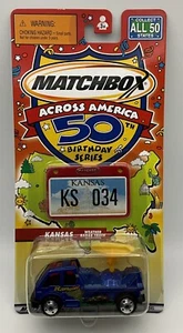2002 Matchbox Across America 50th Birthday Series Kansas Weather Radar Truck - Picture 1 of 6