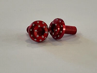 TORNILLOS DE PLACA DE MOTOR DE BAJO PERFIL DE TITANIO GRADO 5 - PLACA DE MOTOR A MOTOR - PARES Foto 1 de 4