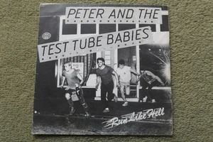 PETER & THE TEST TUBE BABIES – RUN LIKE HELL 7″ – Nr MINT UK 1982 ORIG PUNK - Picture 1 of 1