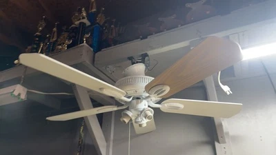 Hampton Bay Glendale 42-inch LED Indoor White. Please Read Description! - Image 1 of 4