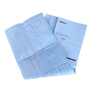 Caterpillar 824C Tractor 825C Compactor Electric System Schematic Service Manual - Picture 1 of 7