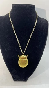 Lucerne Lady Bug Necklace Watch Gold Tone Needs To Be Cleaned Or Battery - Picture 1 of 5