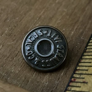 Vintage Levi Strauss Co SF Cal SHANK Button Metal Single Replacement 5/8 in - Picture 1 of 3