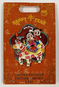 2021 Happy Chinese Lunar New Year of the Ox Mickey Limited Release LR Disney Pin - Imagen 1 de 1