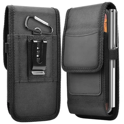 Nylon Phone Belt Pouch Holster Waist Bag Case for iPhone Samsung 3.5–6.8 Inch - Image 1 of 4