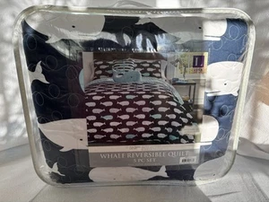 LUSH DECOR Whale Reversible Quilt 5 PC Set Machine Washable New/Never Opened - Picture 1 of 4