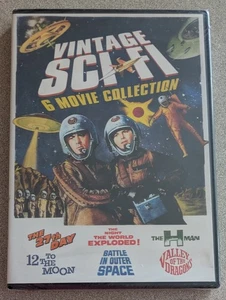 Vintage Sci-Fi: 6 Movie Collection DVD - Foto 1 di 3