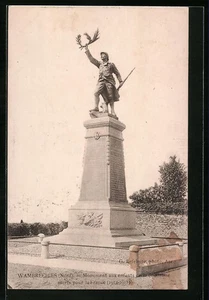 AK Wambrechies, Das Totendenkmal - Bild 1 von 2