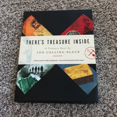 There's Treasure Inside: A Treasure Hunt by Jon Collins-Black Hardcover Foto 1 de 4