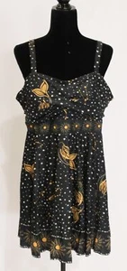 Bloomchic Women's Star & Sun Print Crossover Swim Dress AR8 Black Size 18-20 - Picture 1 of 7
