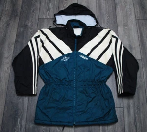 FC VADUZ FROM LIECHTENSTEIN ADIDAS 90S TRAINING FOOTBALL SOCCER COAT JACKET D8 L - Picture 1 of 13