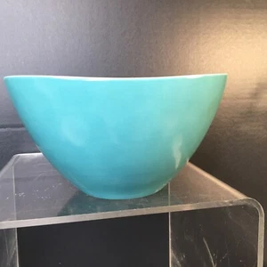 Johann Haviland JOH405 Solid Colors Vegetable Bowl White Turquoise Modern HTF 2 - Picture 1 of 6