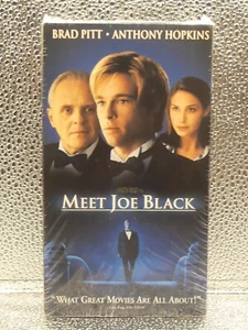 Meet Joe Black Brad Pitt Anthony Hopkins 2 Tape VHS New Factory Sealed Videotape - Picture 1 of 9