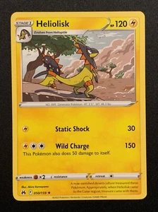 Heliolisk | 050/159 | Rare | SWSH: Crown Zenith | Pokemon TCG - Imagen 1 de 3