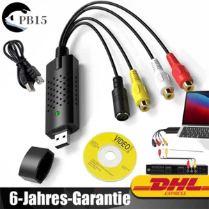 USB Video Grabber Video Audio Wandler Video Capture Adapter für VHS/VCR zu DVD - Bild 1 von 6