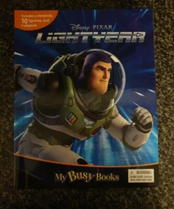 Disney Pixar Lightyear Buzz Lightyear My Busy Book with Playmat & 10 Figures - Picture 1 of 9