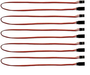 Apex RC Products JR Style 18" / 450mm Servo Extension - 5 Pack #1018 - Picture 1 of 3