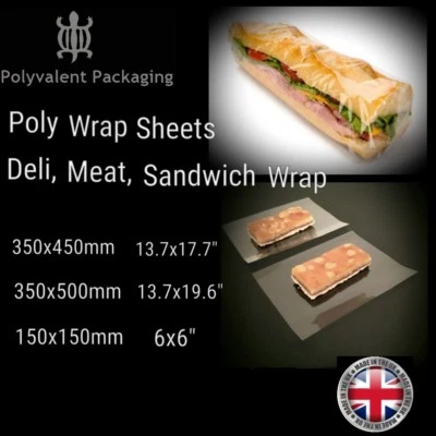 POLYVALENT PACKAGING Deli Wrap, Sandwich wrap, Butchers meat Wrap, Poly Sheets,Takeaway, Fast food