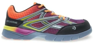 Damen-Sportschuh (Verbundwerkstoff), Stahlkappe, orange/lila, 5W, Wolverine W10693 - Bild 1 von 7